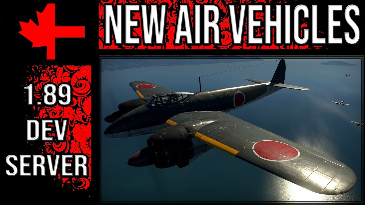 War Thunder Dev Server - Update 1.89 - New Air Vehicles