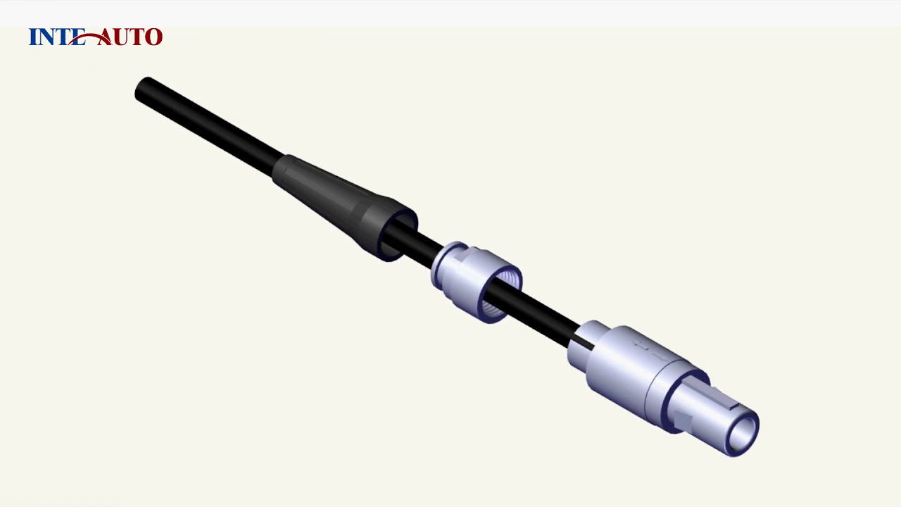 Push-pull self-locking connector, IP rated, metal&plastic housing.