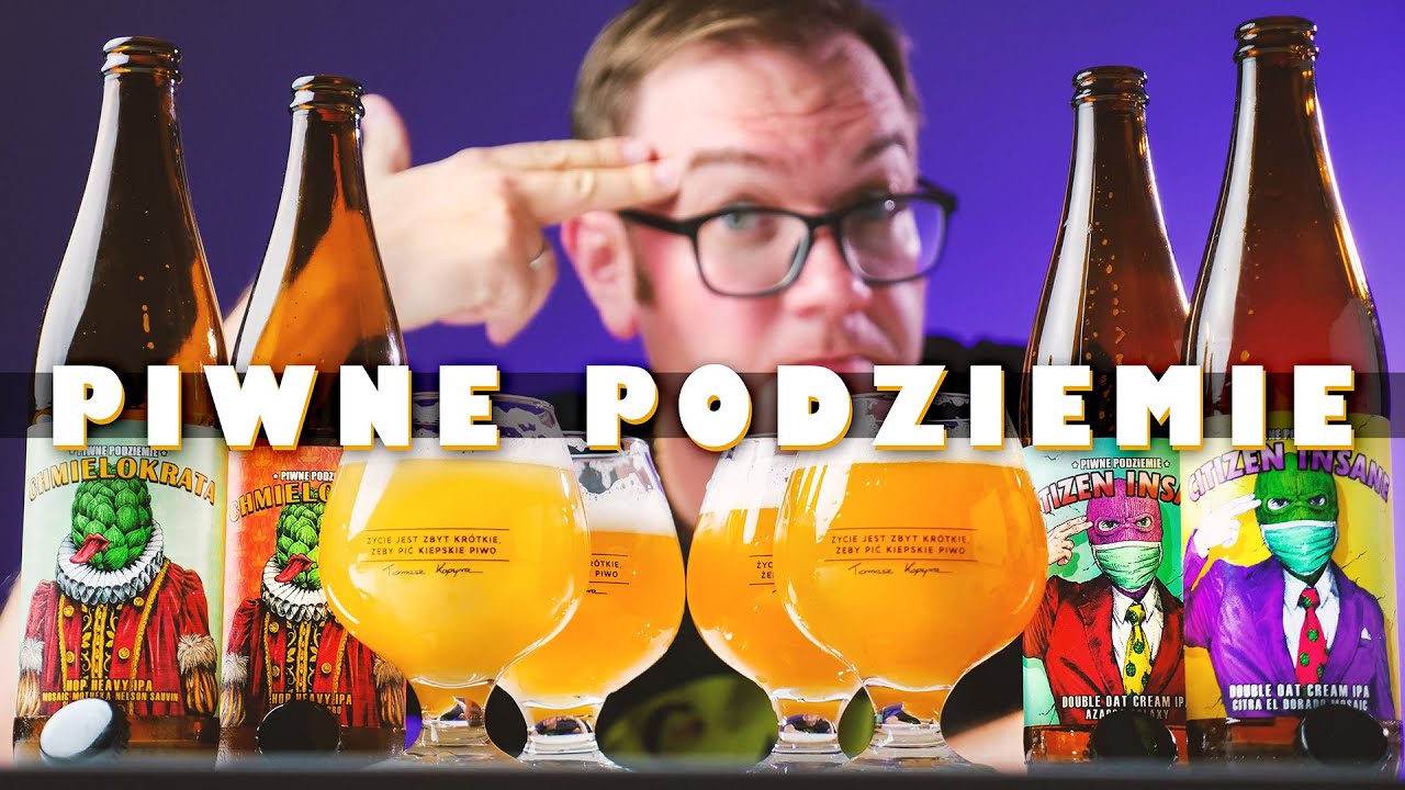 Piwne Podziemie: Chmielokrata Hop Heavy IPA x 2 i Citizen Insane x 2 #wspieramyPolskiKraft