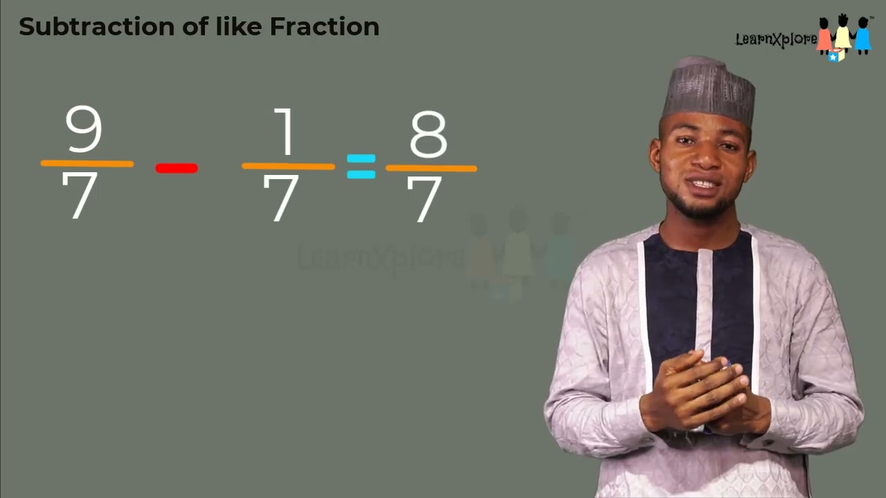 ADDITION AND  SUBTRACTION LIKE FRACTION
