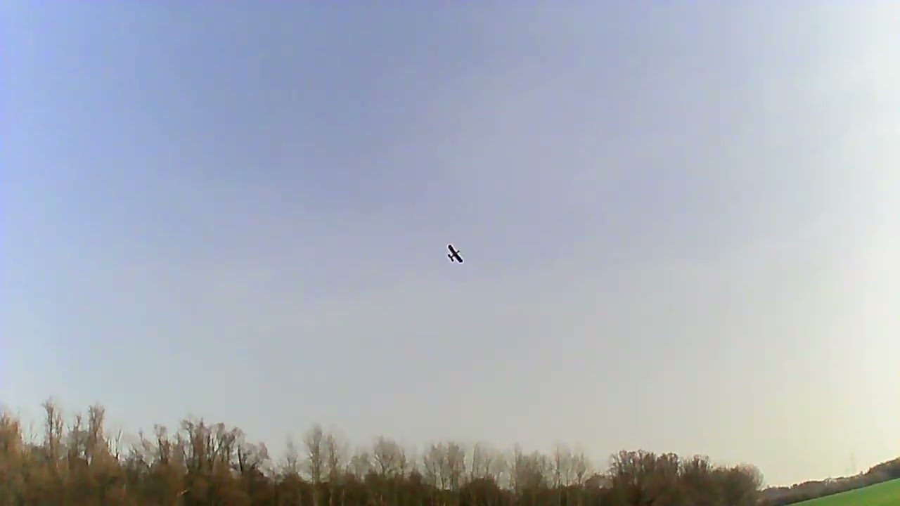 Durafly SlowPoke 1200mm 2. Flug mit 30% EXPO