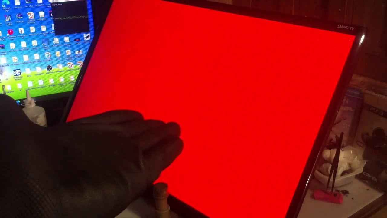 TV LED LG   ALTERNANDO cores - RGB