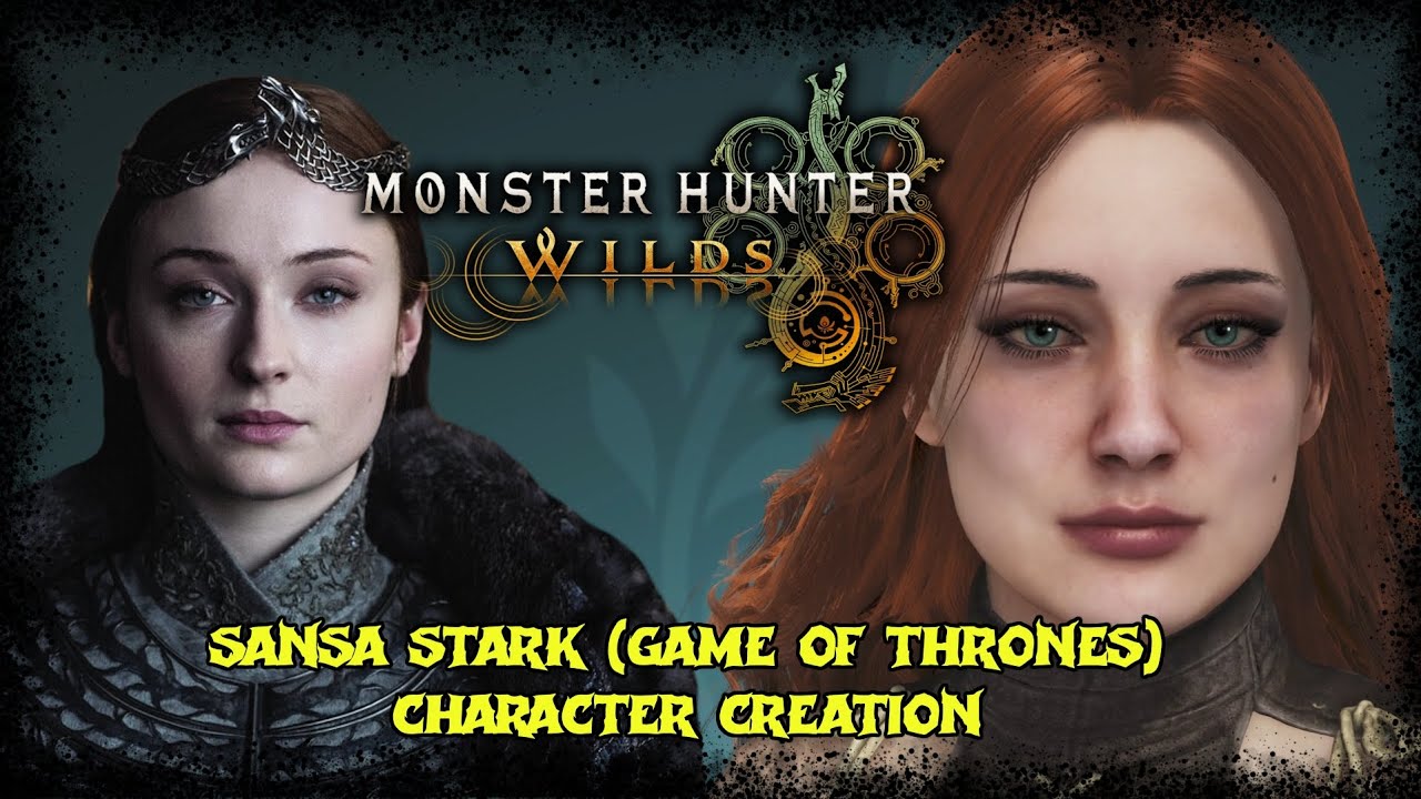 Sansa Stark (Game of Thrones) - Character Creation // Monster Hunter Wilds
