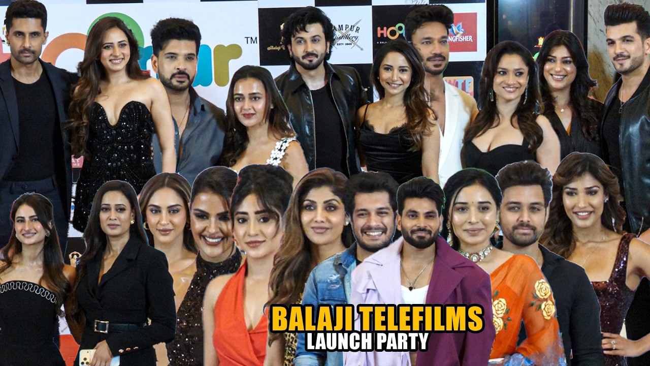 Shilpa Shetty, Shivangi Joshi, Shiv Thakare, Junaid Khan, at Hoonur Launch Party