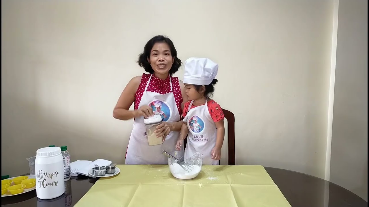Little Chef Abi Cooks Ube Kutsinta 💜🍮