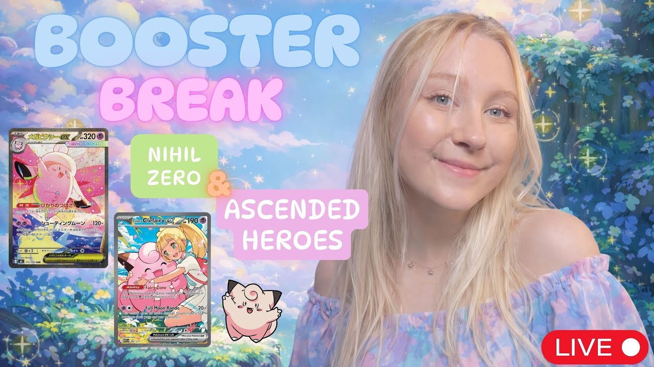 ⭐ BOOSTER BREAK ⭐ Ascended Heroes, Nihil Zero, OP14, EB03, FB08 i o wiele więcej c: snooweebreak.pl