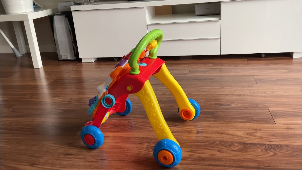Assembling First steps baby Walker toy.
