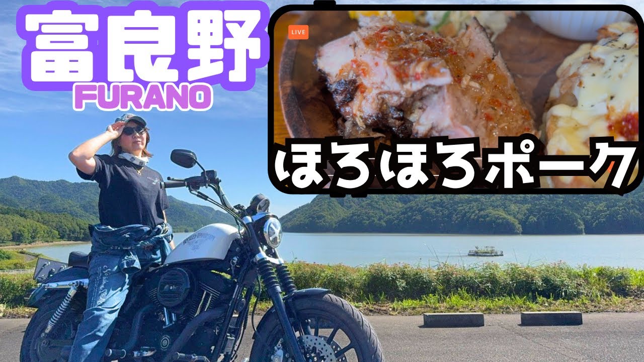 バイク女子、まんぷく富良野旅【北海道ツーリング】スポーツスターXL1200R  |  moto vlog
