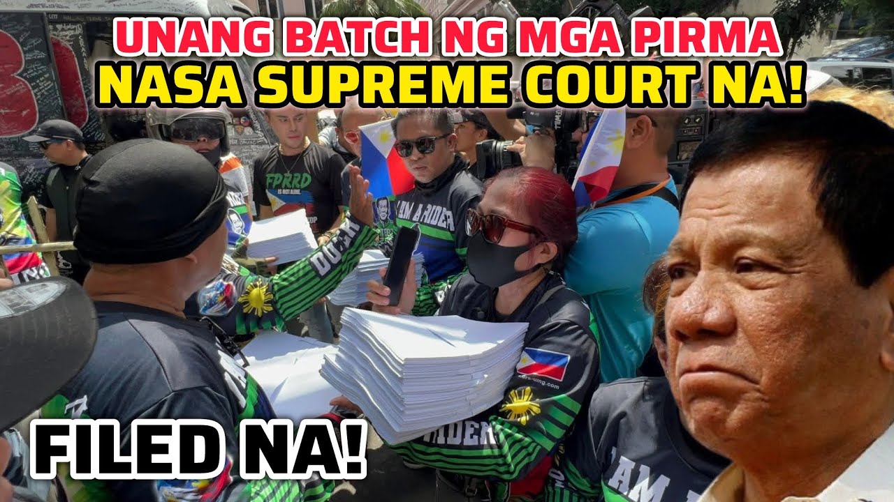 UNANG BATCH NG MGA PIRMA NASA SUPREME COURT NA! 