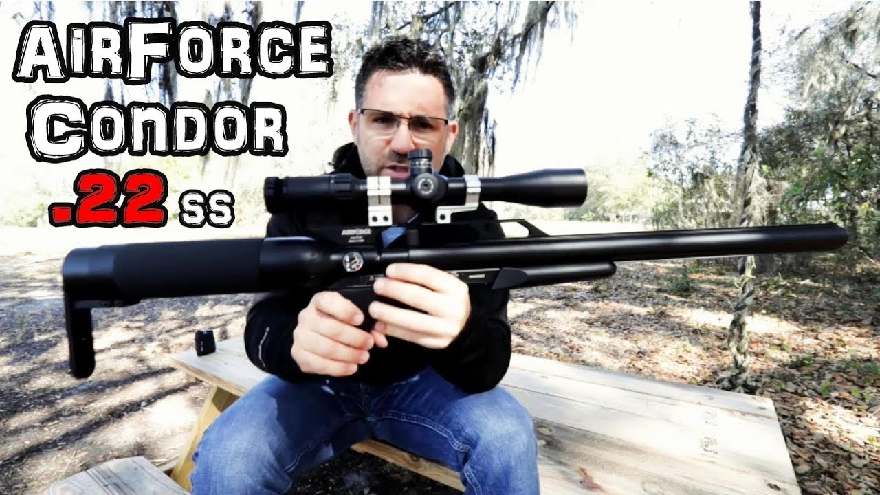 Пневматическая винтовка Airforce Condor SS .22 (обзор) + ТЕСТ НА КУЧНОСТЬ НА 50 И 100 ЯРАХ + ПОЛН...