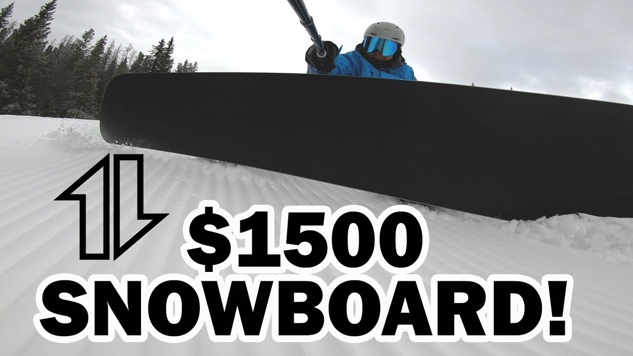 Trying out a $1500 snowboard.
