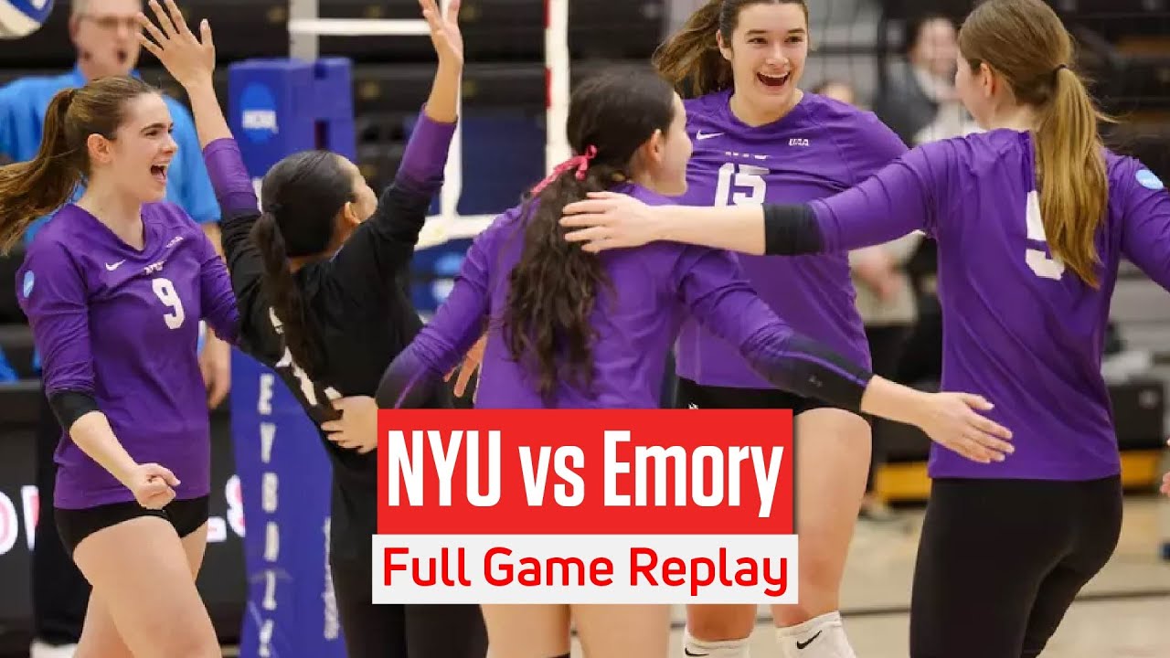 NYU vs Emory Women's Volleyball Full Game Reply | UAA Volleyball
