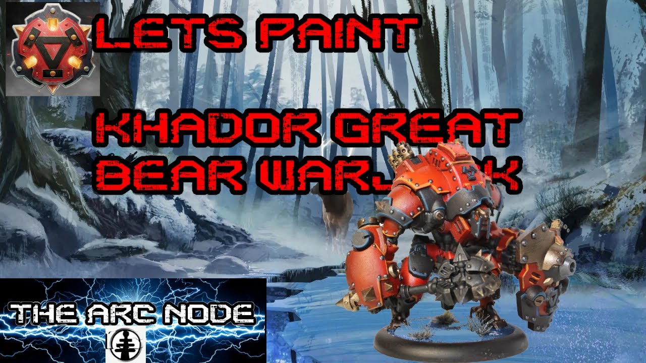 How to paint Khador - Lets paint - Khador Great Bear