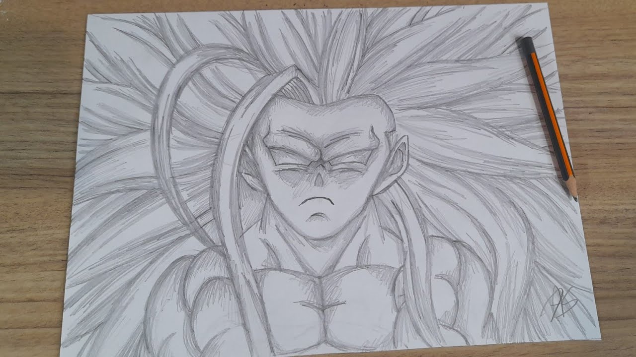 COMO DESENHAR GOKU SUPER SAYAJIN INFINITO
