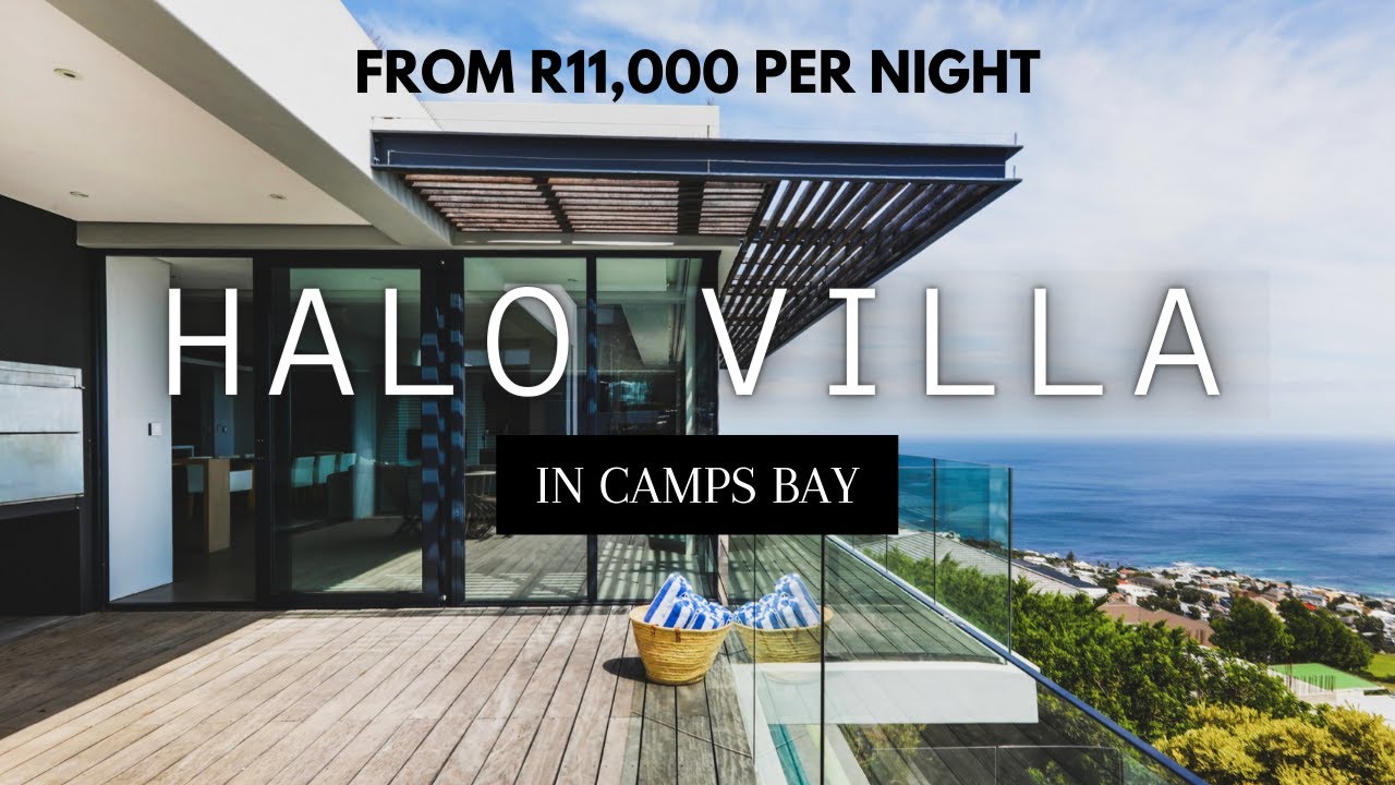 From R11,000 PER NIGHT stay at INCREDIBLE HALO VILLA in CAMPS BAY on the SLOPES of TABLE MOUNTAIN