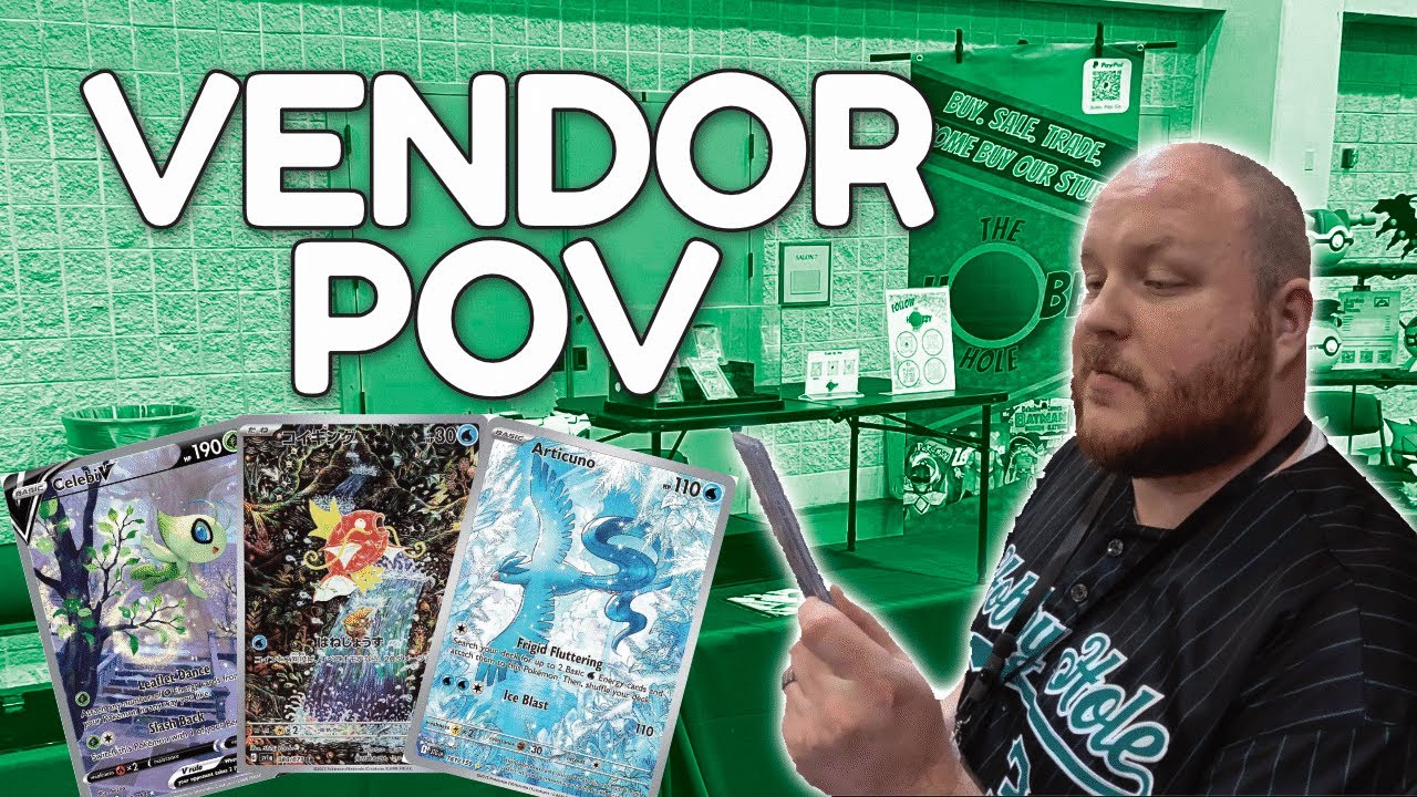 Selling A TON of Pokemon Cards | Vendor POV Tri-Cities Card Show
