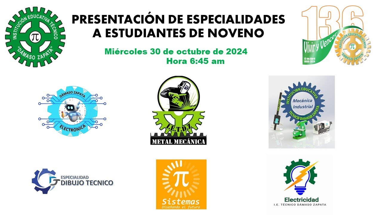 PRESENTACIÓN DE ESPECIALIDADES