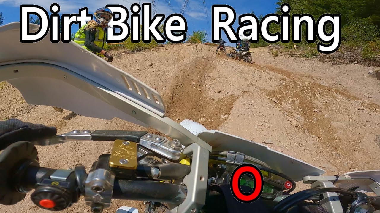 Dirt bike Race from 3 different riders in 4K. Cat Scratch Enduro Single Track Canada PNWMA S4E5