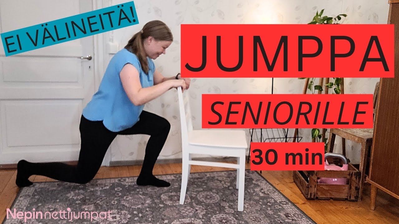 Seniorijumppa SEISTEN - Ei harjoitusv&auml;lineit&auml; | 30 min