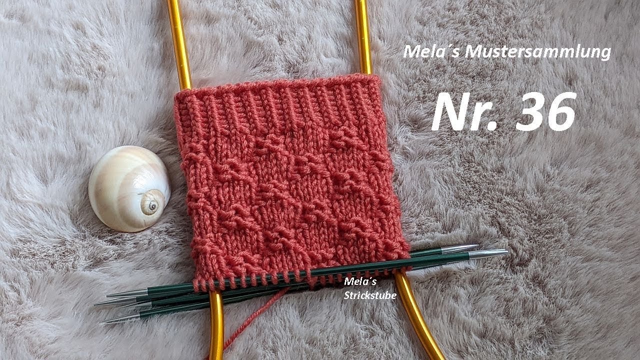 Sockenmuster Nr. 36 - Muster in Runden stricken  / rechts/links Muster / knitting sock pattern