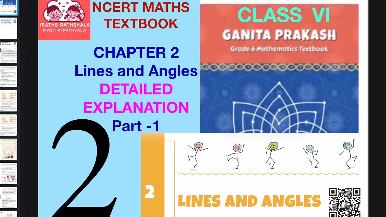 Class 6 NCERT Maths Chapter 2 LINES AND ANGLES NCERT TEXTBOOK Ganita Prakash