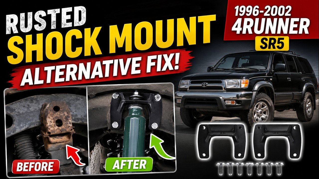 RUST AND ROT Rear Shock Mount Toyota SR5 4runner SR5 1996-2002 Rot Rust