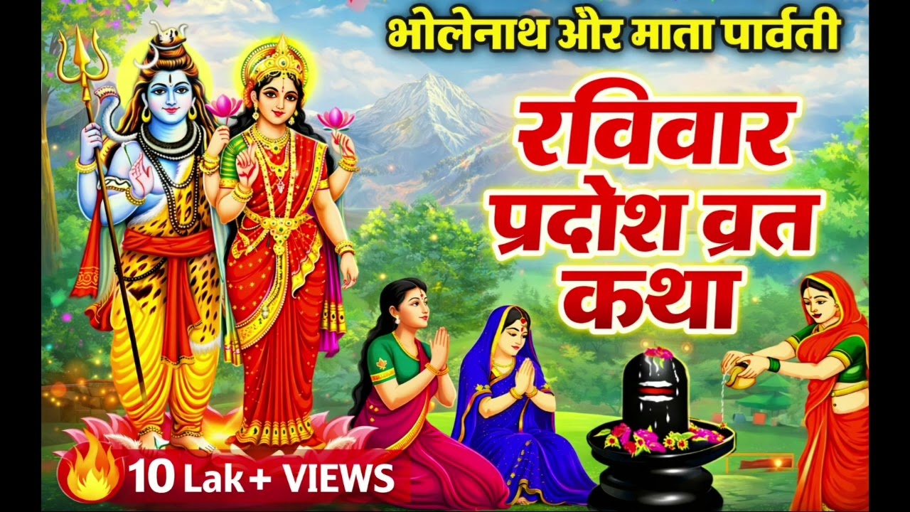  रवि प्रदोष व्रत कथा | Ravi Pradosh Vrat Katha Hindi | प्रदोष व्रत की पौराणिक कथा और महत्व