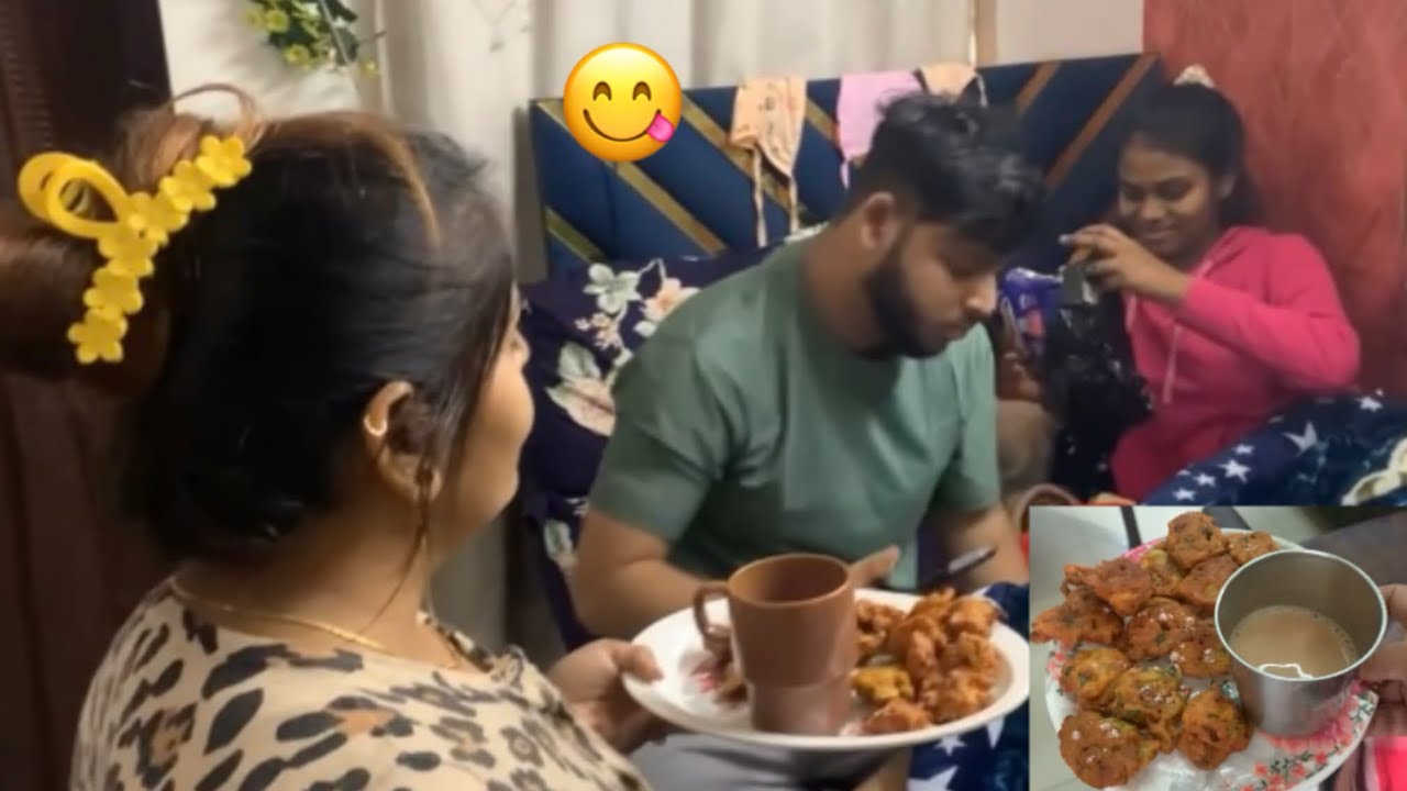 Naste me banaye pakode😍✌️#cooking #cleaning#youtubevideo 