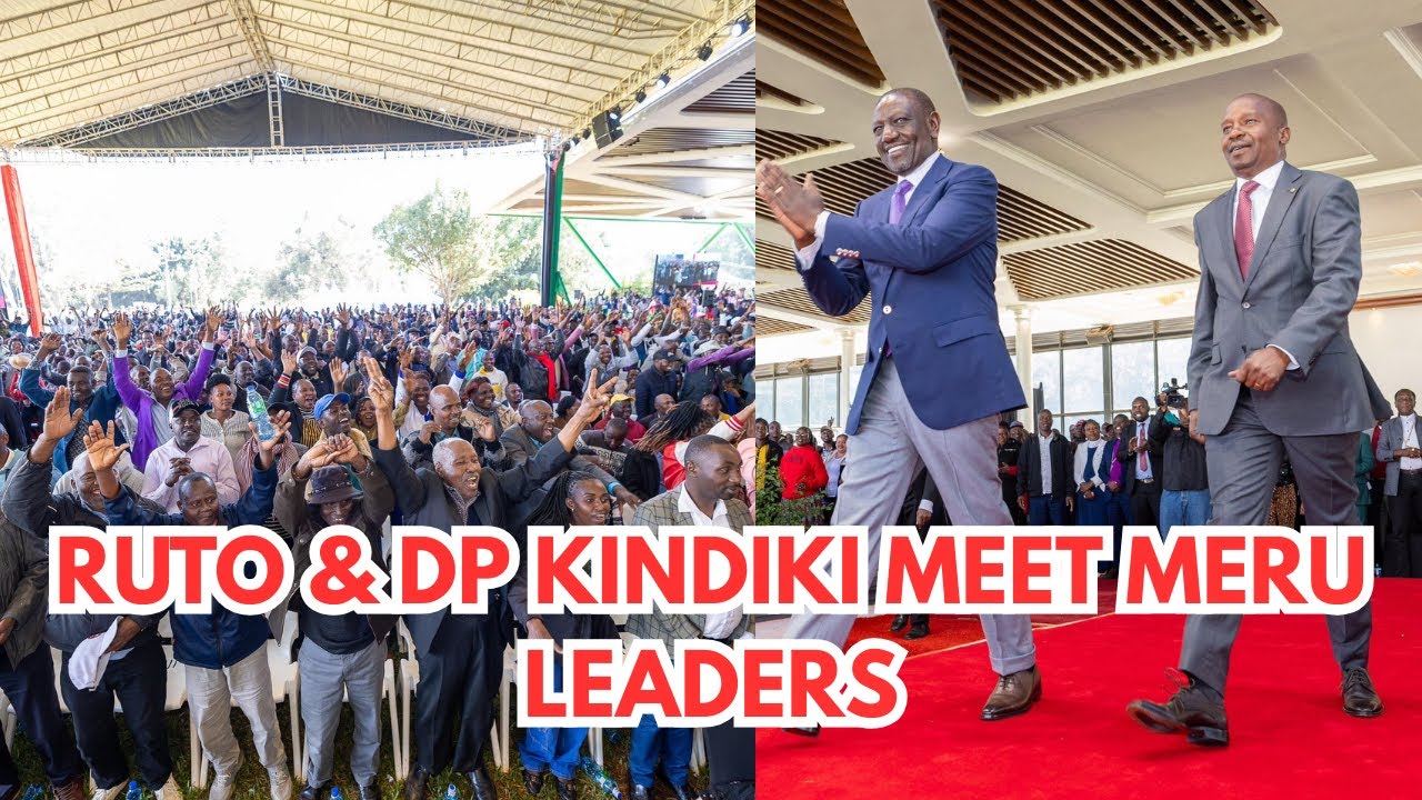 PRESIDENT RUTO & DP KINDIKI MEET THOUSANDS OF MERU COUNTY LEADERS AT THE STATE HOUSE!