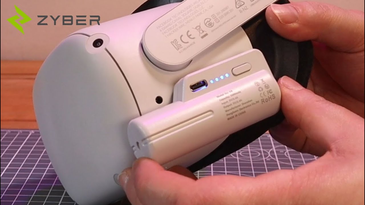 Zyber VR Battery Pack 5000mAh for the QUEST 2 [REVIEW]
