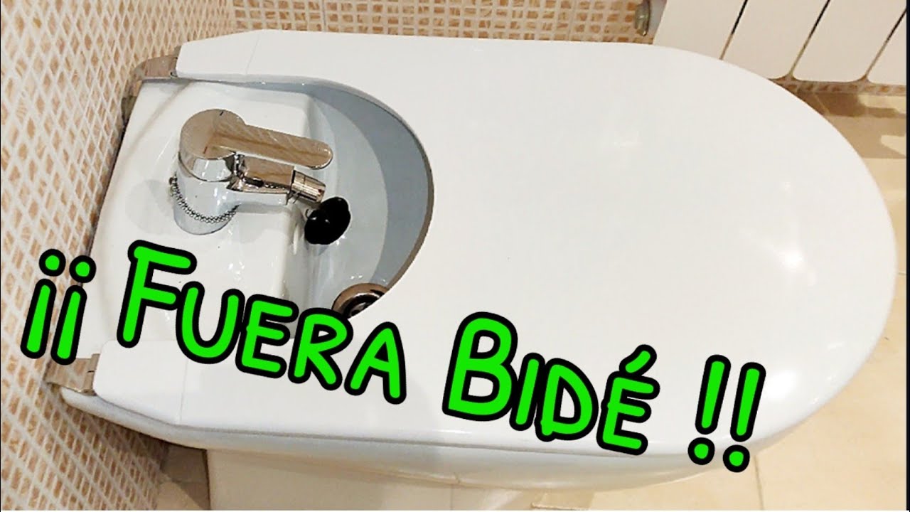 Cómo QUITAR un BIDÉ. TRABAJO RÁPIDO y SENCILLO. Si no lo Usas, Ganarás ESPACIO #elfontaneroencasa