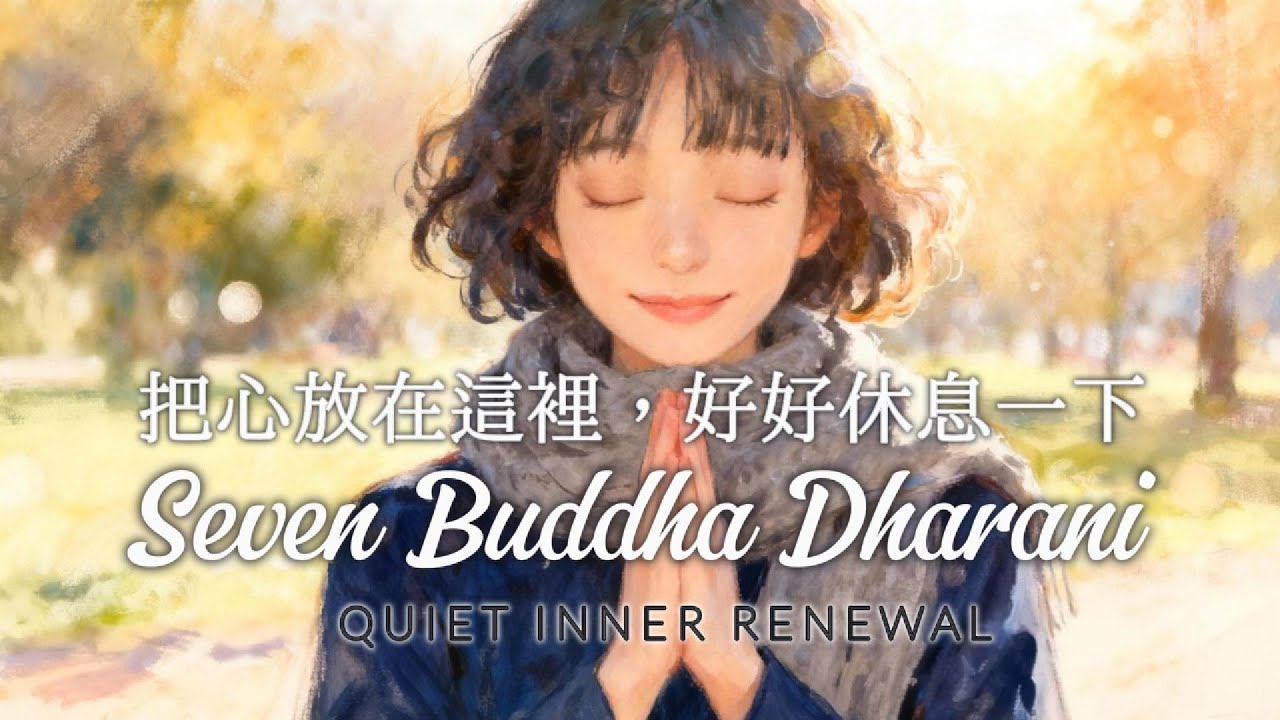 《 把心放在這裡，好好休息一下》 Seven Buddha Dharani | Quiet Inner Renewal