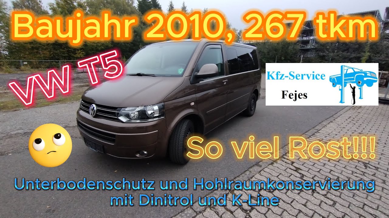VW T5 Rostreparatur mit anschließender Versiegelung
