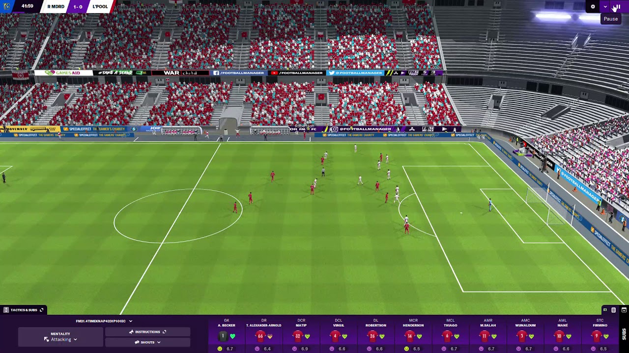 FM21.4 TIME 4231 with Inverted Wingers
