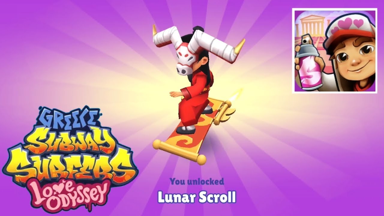 UNLOCKING LUNAR SCROLL ON SUBWAY SURFERS GREECE 2024