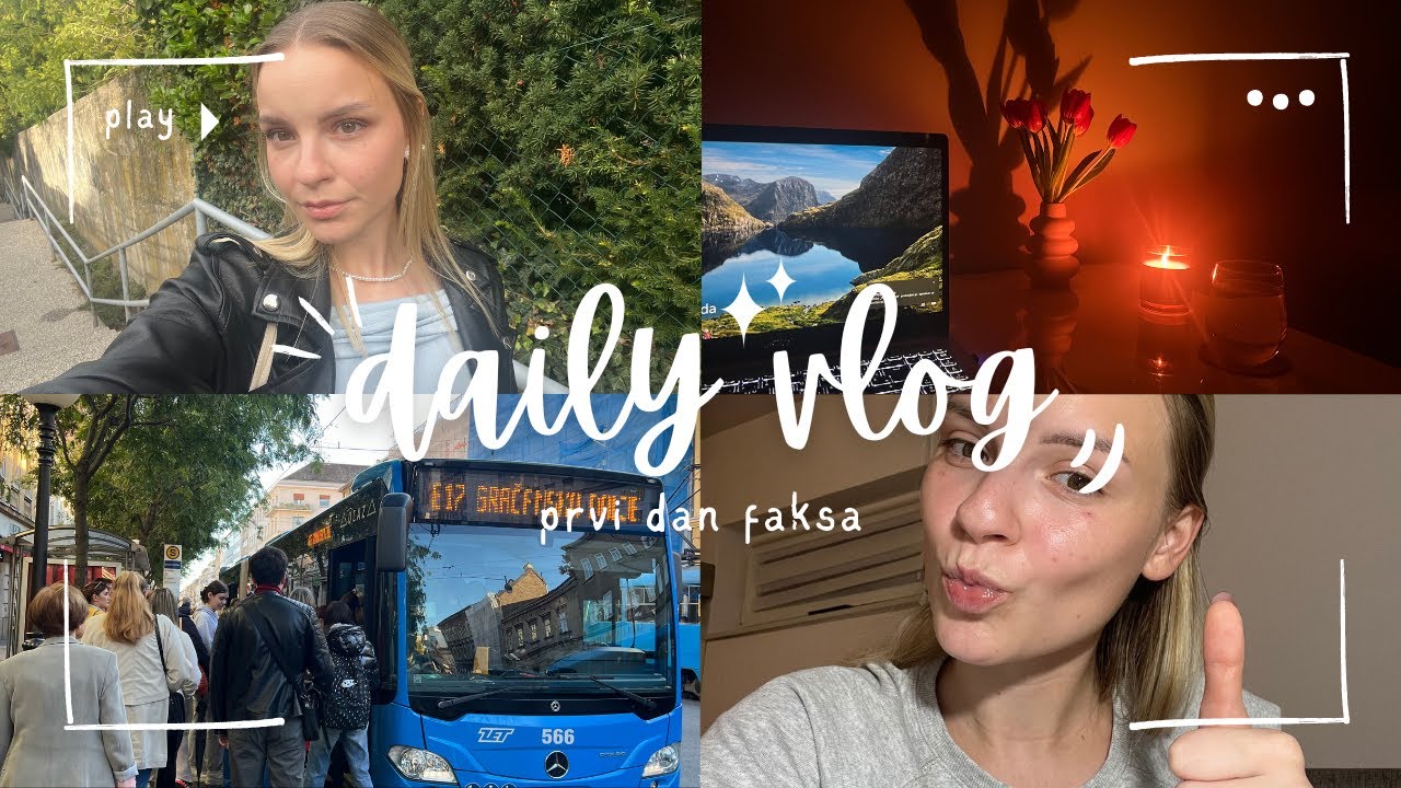 PRVI DAN FAKSA 🎀⭐️ || druga godina na Pmf-u, smjer kemija u Zagrebu, aktivnosti nakon predavanja