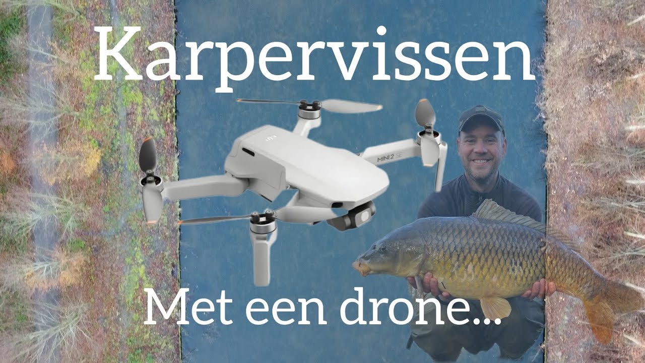 Karpervissen met een drone
