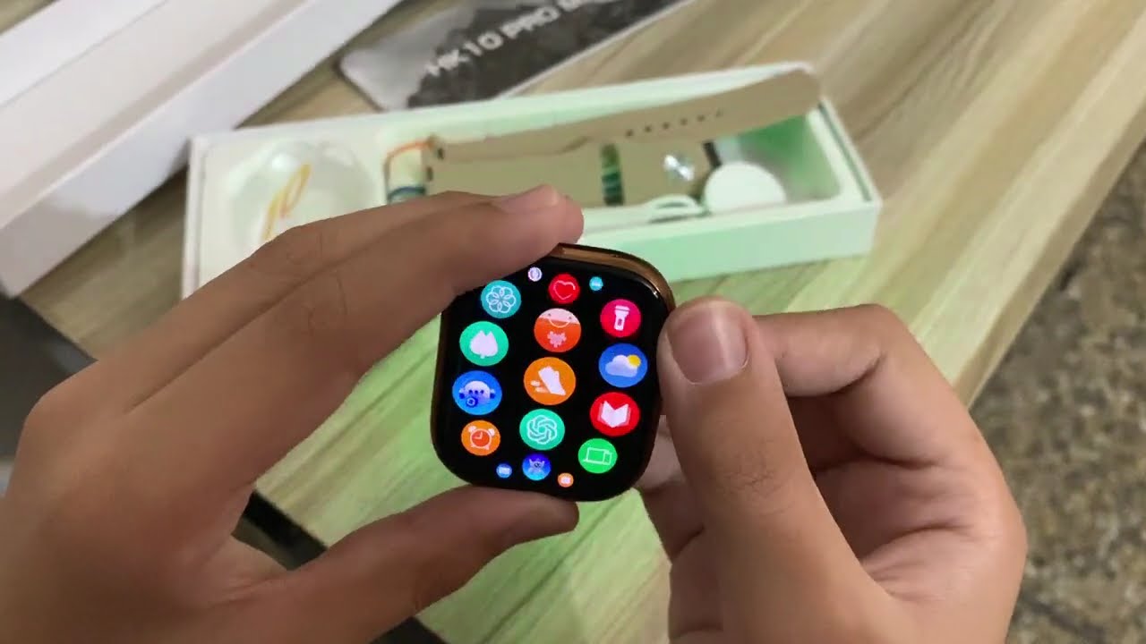 Unboxing my new HK 10 pro max smartwatch!