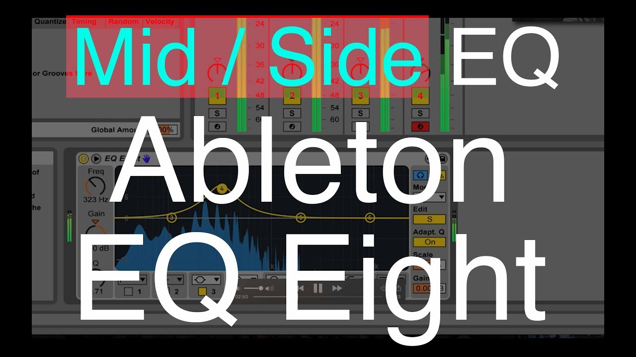 Mid Side Processing with Ableton EQ Eight