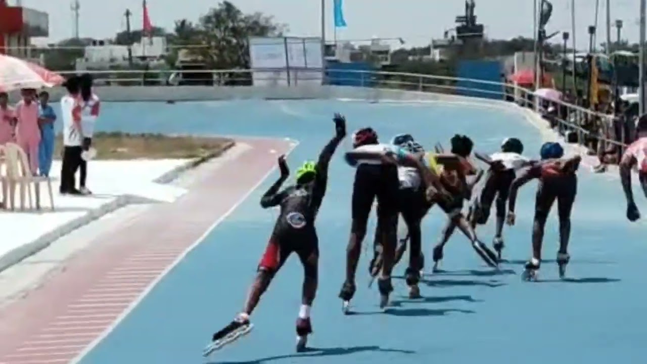 First match in inline Tnssca national in Madurai Gold medal.