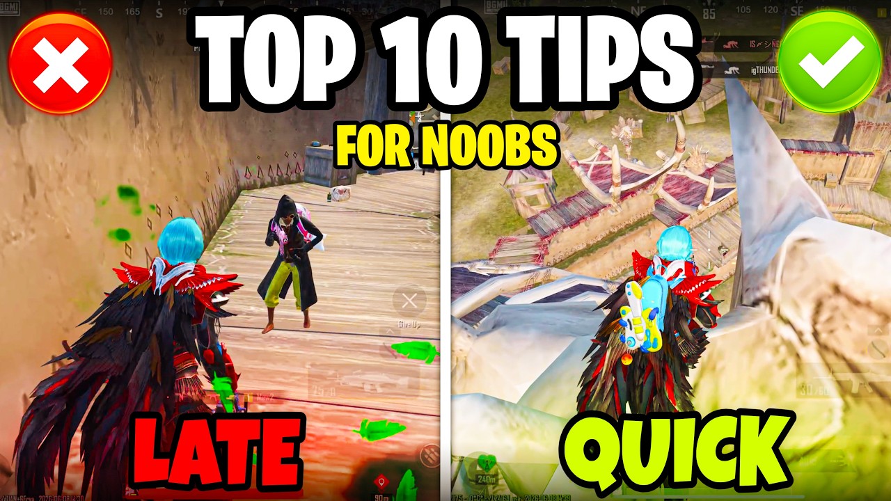 Top 10 Tips & Tricks In BGMI 4.4 Update😍New Dinoground Mode Guide 2026.