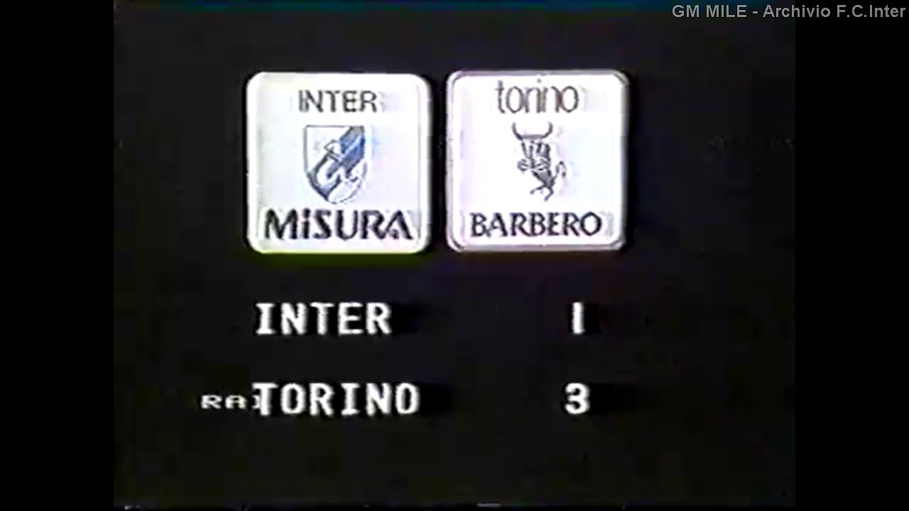 1982-83 (20^ - 20-02-1983) INTER-Torino 1-3 [Borghi,Selvaggi,Torrisi,Altobelli(R)] Servizio D.S.Rai