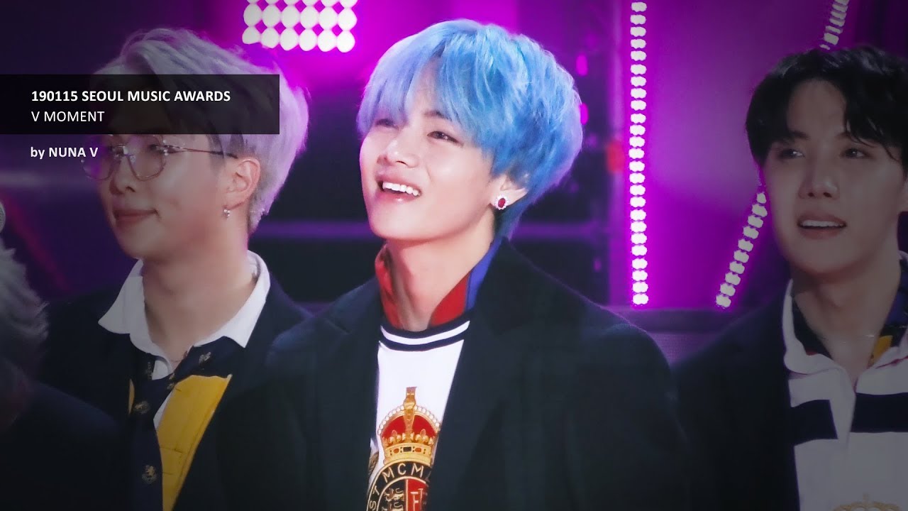 190115 서울가요대상(SMA) - 수상장면 / BTS V focus / 방탄소년단 뷔 (4K fancam)