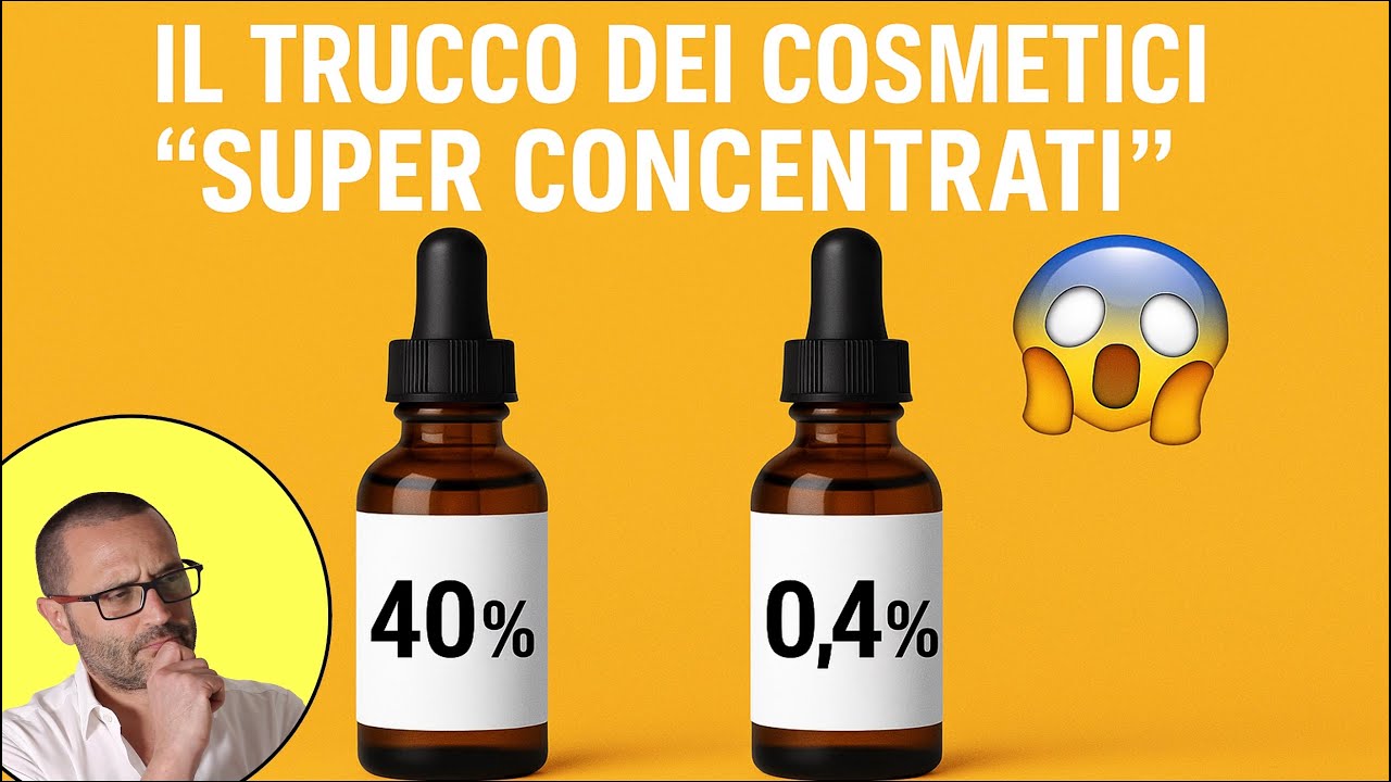 Quando il 40% vale solo 0,4% 😳 — il trucco che nessuno ti spiega nei cosmetici