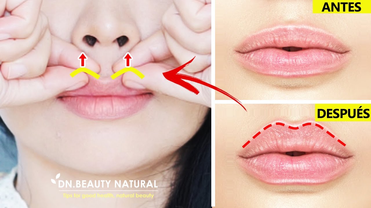 C&oacute;mo conseguir labios perfectos en arco de Cupido | Arregle los labios superiores desiguales