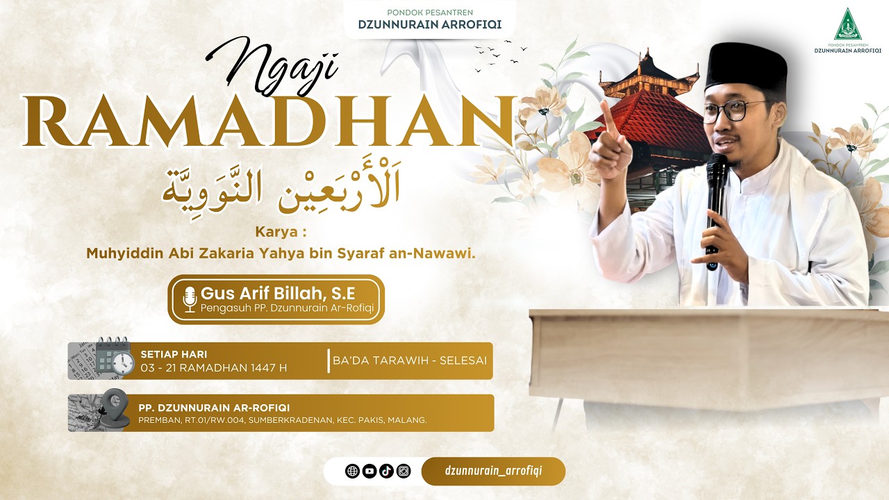 🟠LIVE KHATAMAN KITAB ARBAIN NAWAWI || GUS ARIF BILLAH S.E🔥