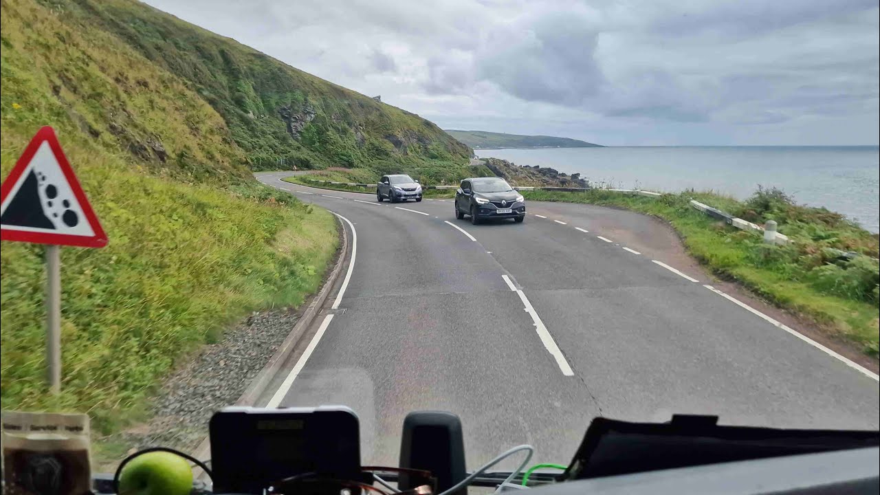 Scotland Coastline From A Truck POV