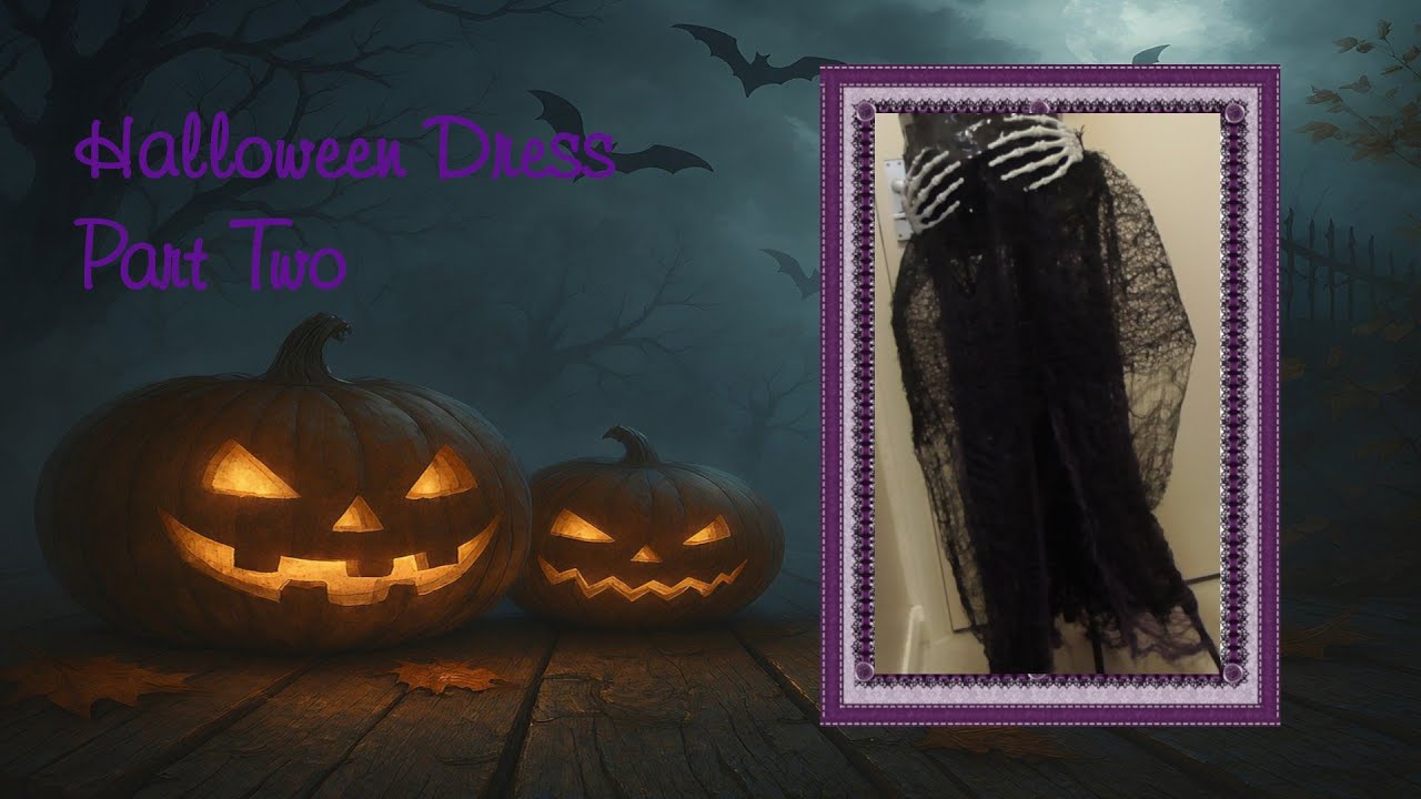 Making a Halloween Ballgown part two