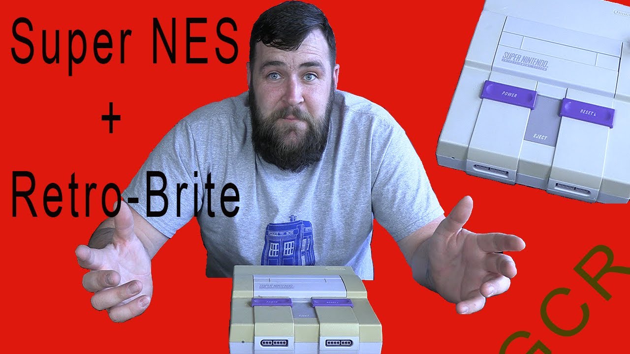 Retro Brite on a SNES!