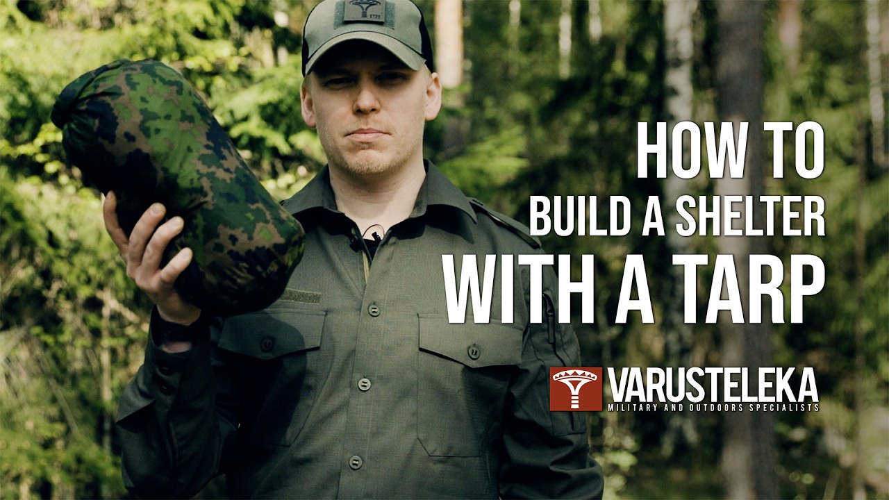 How to Build a Shelter with a Tarp